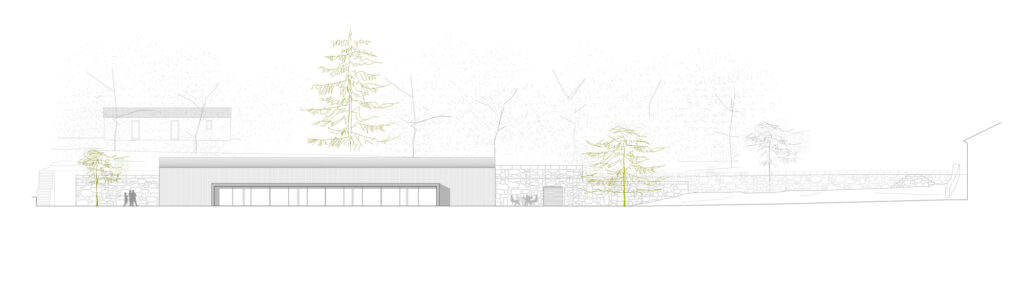 Proyecto pabellón Pazo de Cea - Villacé y Cominges