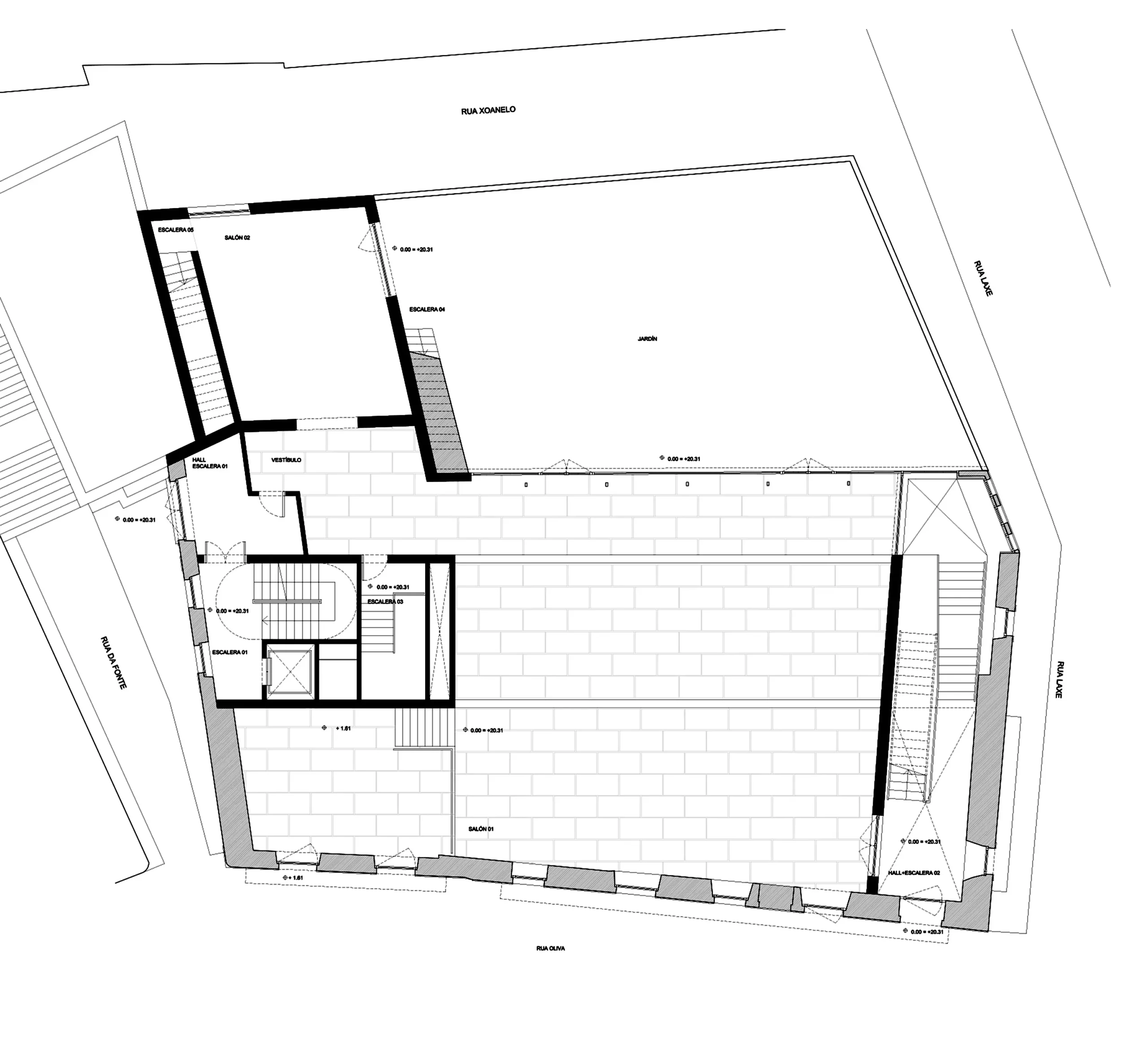 Plano Palacio Marqués de Valladares